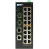 imageBVTech 8 Port PoE Switch with 1 Gigabit Uplink and Industrial DIN Rail  Power Over Ethernet Network Switch for IP Cameras VoIP Phones Wireless APs  IEEE8023afat Wide Temperature RangePOESW1604GDIN