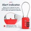 imageTSA Accepted Luggage Travel Lock SetYourOwn Combination Lock for School Gym Locker Luggage Suitcase Baggage Locks Filing Cabinets Toolbox Case Red 2 PackRed