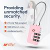 imageTSA Accepted Luggage Travel Lock SetYourOwn Combination Lock for School Gym Locker Luggage Suitcase Baggage Locks Filing Cabinets Toolbox Case Red 2 PackPink