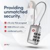 imageTSA Accepted Luggage Travel Lock SetYourOwn Combination Lock for School Gym Locker Luggage Suitcase Baggage Locks Filing Cabinets Toolbox Case Red 2 PackSilver