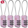 imageTSA Accepted Luggage Travel Lock SetYourOwn Combination Lock for School Gym Locker Luggage Suitcase Baggage Locks Filing Cabinets Toolbox Case Red 2 PackPurple