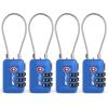 imageTSA Accepted Luggage Travel Lock SetYourOwn Combination Lock for School Gym Locker Luggage Suitcase Baggage Locks Filing Cabinets Toolbox Case Red 2 PackBlue