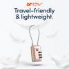 imageTSA Accepted Luggage Travel Lock SetYourOwn Combination Lock for School Gym Locker Luggage Suitcase Baggage Locks Filing Cabinets Toolbox Case Red 2 PackTitanium