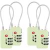 imageTSA Accepted Luggage Travel Lock SetYourOwn Combination Lock for School Gym Locker Luggage Suitcase Baggage Locks Filing Cabinets Toolbox Case Red 2 PackMint Green
