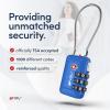 imageTSA Accepted Luggage Travel Lock SetYourOwn Combination Lock for School Gym Locker Luggage Suitcase Baggage Locks Filing Cabinets Toolbox Case Red 2 PackBlue