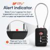imageTSA Accepted Luggage Travel Lock SetYourOwn Combination Lock for School Gym Locker Luggage Suitcase Baggage Locks Filing Cabinets Toolbox Case Red 2 PackBlack