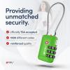 imageTSA Accepted Luggage Travel Lock SetYourOwn Combination Lock for School Gym Locker Luggage Suitcase Baggage Locks Filing Cabinets Toolbox Case Red 2 PackGreen
