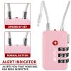 imageTSA Accepted Luggage Travel Lock SetYourOwn Combination Lock for School Gym Locker Luggage Suitcase Baggage Locks Filing Cabinets Toolbox Case Red 2 PackPink