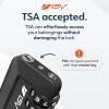 imageTSA Accepted Luggage Travel Lock SetYourOwn Combination Lock for School Gym Locker Luggage Suitcase Baggage Locks Filing Cabinets Toolbox Case Red 2 PackBlack