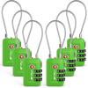 imageTSA Accepted Luggage Travel Lock SetYourOwn Combination Lock for School Gym Locker Luggage Suitcase Baggage Locks Filing Cabinets Toolbox Case Red 2 PackGreen