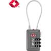 imageTSA Accepted Luggage Travel Lock SetYourOwn Combination Lock for School Gym Locker Luggage Suitcase Baggage Locks Filing Cabinets Toolbox Case Red 2 PackSlate Gray