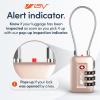 imageTSA Accepted Luggage Travel Lock SetYourOwn Combination Lock for School Gym Locker Luggage Suitcase Baggage Locks Filing Cabinets Toolbox Case Red 2 PackTitanium