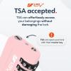 imageTSA Accepted Luggage Travel Lock SetYourOwn Combination Lock for School Gym Locker Luggage Suitcase Baggage Locks Filing Cabinets Toolbox Case Red 2 PackPink