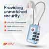 imageTSA Accepted Luggage Travel Lock SetYourOwn Combination Lock for School Gym Locker Luggage Suitcase Baggage Locks Filing Cabinets Toolbox Case Red 2 PackArctic Blue