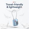 imageTSA Accepted Luggage Travel Lock SetYourOwn Combination Lock for School Gym Locker Luggage Suitcase Baggage Locks Filing Cabinets Toolbox Case Red 2 PackArctic Blue TSA008