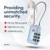 imageTSA Accepted Luggage Travel Lock SetYourOwn Combination Lock for School Gym Locker Luggage Suitcase Baggage Locks Filing Cabinets Toolbox Case Red 2 PackArctic Blue TSA008