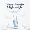 imageTSA Accepted Luggage Travel Lock SetYourOwn Combination Lock for School Gym Locker Luggage Suitcase Baggage Locks Filing Cabinets Toolbox Case Red 2 PackArctic Blue