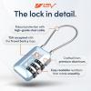 imageTSA Accepted Luggage Travel Lock SetYourOwn Combination Lock for School Gym Locker Luggage Suitcase Baggage Locks Filing Cabinets Toolbox Case Red 2 PackArctic Blue
