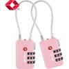 imageTSA Accepted Luggage Travel Lock SetYourOwn Combination Lock for School Gym Locker Luggage Suitcase Baggage Locks Filing Cabinets Toolbox Case Red 2 PackPink