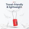 imageTSA Accepted Luggage Travel Lock SetYourOwn Combination Lock for School Gym Locker Luggage Suitcase Baggage Locks Filing Cabinets Toolbox Case Red 2 PackRed