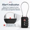 imageTSA Accepted Luggage Travel Lock SetYourOwn Combination Lock for School Gym Locker Luggage Suitcase Baggage Locks Filing Cabinets Toolbox Case Red 2 PackBlack