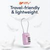 imageTSA Accepted Luggage Travel Lock SetYourOwn Combination Lock for School Gym Locker Luggage Suitcase Baggage Locks Filing Cabinets Toolbox Case Red 2 PackPurple