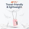 imageTSA Accepted Luggage Travel Lock SetYourOwn Combination Lock for School Gym Locker Luggage Suitcase Baggage Locks Filing Cabinets Toolbox Case Red 2 PackPink