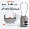 imageTSA Accepted Luggage Travel Lock SetYourOwn Combination Lock for School Gym Locker Luggage Suitcase Baggage Locks Filing Cabinets Toolbox Case Red 2 PackSlate Gray