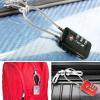 imageTSA Accepted Luggage Travel Lock SetYourOwn Combination Lock for School Gym Locker Luggage Suitcase Baggage Locks Filing Cabinets Toolbox Case Red 2 PackBlack
