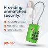 imageTSA Accepted Luggage Travel Lock SetYourOwn Combination Lock for School Gym Locker Luggage Suitcase Baggage Locks Filing Cabinets Toolbox Case Red 2 PackGreen