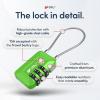 imageTSA Accepted Luggage Travel Lock SetYourOwn Combination Lock for School Gym Locker Luggage Suitcase Baggage Locks Filing Cabinets Toolbox Case Red 2 PackGreen