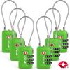 imageTSA Accepted Luggage Travel Lock SetYourOwn Combination Lock for School Gym Locker Luggage Suitcase Baggage Locks Filing Cabinets Toolbox Case Red 2 PackGreen
