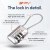imageTSA Accepted Luggage Travel Lock SetYourOwn Combination Lock for School Gym Locker Luggage Suitcase Baggage Locks Filing Cabinets Toolbox Case Red 2 PackSilver