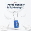 imageTSA Accepted Luggage Travel Lock SetYourOwn Combination Lock for School Gym Locker Luggage Suitcase Baggage Locks Filing Cabinets Toolbox Case Red 2 PackBlue