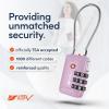 imageTSA Accepted Luggage Travel Lock SetYourOwn Combination Lock for School Gym Locker Luggage Suitcase Baggage Locks Filing Cabinets Toolbox Case Red 2 PackPurple