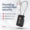 imageTSA Accepted Luggage Travel Lock SetYourOwn Combination Lock for School Gym Locker Luggage Suitcase Baggage Locks Filing Cabinets Toolbox Case Red 2 PackBlack