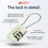 imageTSA Accepted Luggage Travel Lock SetYourOwn Combination Lock for School Gym Locker Luggage Suitcase Baggage Locks Filing Cabinets Toolbox Case Red 2 PackMint Green