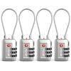 imageTSA Accepted Luggage Travel Lock SetYourOwn Combination Lock for School Gym Locker Luggage Suitcase Baggage Locks Filing Cabinets Toolbox Case Red 2 PackSilver