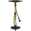 imageBV Bicycle Pump Durable Bike Floor Pump 1724 inch Smart Valve Head 160 psi Automatically Reversible Presta and SchraderDark Yellow