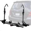 imageBV Bike Hitch Mount Rack Carrier for Car Truck SUV  Tray Style Smart Tilting Design StandardFat Tire 2 BikeEBikeFat Tire 2 Bikes