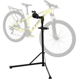 imageBV Mechanic Bike Repair Stand  Bicycle Workstand with Adjustable Height for Standard Mountain and Road Bikes Tool Plate Included