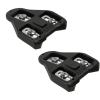 imageBV Bike Cleats Compatible with Look Delta and Peloton Bike  Adjustable 9 Degree Float System for Ultimate Stability and Power Transfer  Durable Red Metal Cleats for Road and Indoor Cycling Shoes0 Degree Float 1 Pair