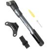 imageBV Mini Bike Pump Portable Frame Pump Shock Pump for Bike Shock Air Ball Pump Inflator with Ball Pump Needles Mini Pump Fits Presta ampamp Schrader Smart ValveMini Pump