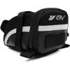 imageBV StrapOn Bike Bag with Reflective Material  Capacious Saddle Bag with Seperate Divider for Small Items ampamp Room for All Your Essentials  Bike Pouch with Taillight Hanger for Maximum SafetySmall