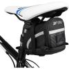 imageBV StrapOn Bike Bag with Reflective Material  Capacious Saddle Bag with Seperate Divider for Small Items ampamp Room for All Your Essentials  Bike Pouch with Taillight Hanger for Maximum SafetyLarge