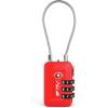 imageTSA Accepted Luggage Travel Lock SetYourOwn Combination Lock for School Gym Locker Luggage Suitcase Baggage Locks Filing Cabinets Toolbox Case Red 2 PackRed