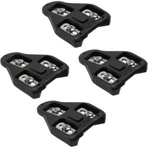 imageBV Bike Cleats Compatible with Look Delta and Peloton Bike  Adjustable 9 Degree Float System for Ultimate Stability and Power Transfer  Durable Red Metal Cleats for Road and Indoor Cycling Shoes0 Degree Float 2 Pairs