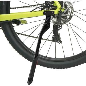 imageBV Bike Kickstand  Mountain Bike Kick Stand for 2429quot Bicycles  Adjustable Length NonSlip Sole Aluminum Alloy Material  Bicycle KickstandHeavy Duty 77lbs