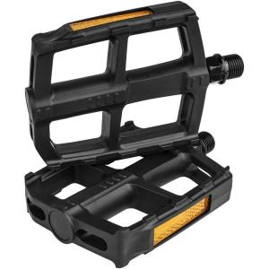 imageBV Bike Pedal  Universal Fit Bicycle Pedals 916quot Compatible NonSlip ampamp Durable Lightweight Fits Most Adult Bikes ampamp MTB BicyclesUniversal