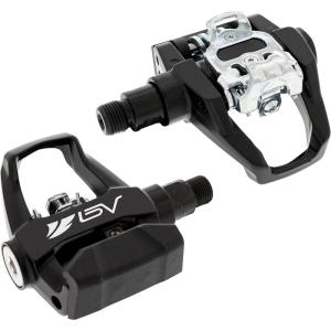 imageBV Bike Pedals Shimano SPDLook Delta Compatible 916 with Toe Clips  Peloton Pedals for Regular Shoes  Toe Cages for Peloton Bike  Exercise Bike Pedals  Universal Fit Bicycle PedalSpd  Delta Pedal